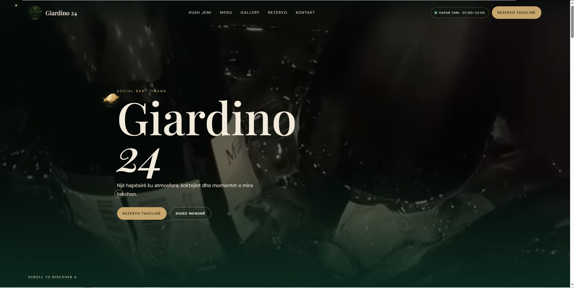 Pamja e website-it Giardino 24